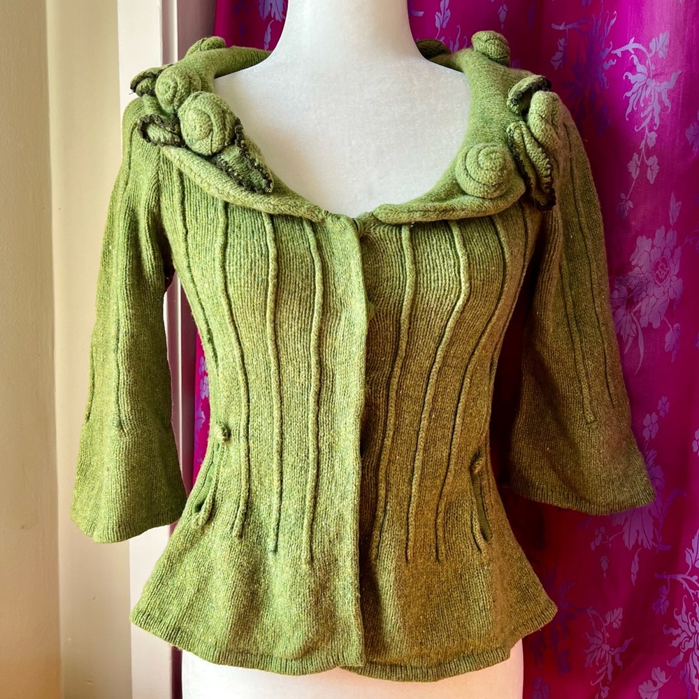 Anthro "Rockrose Cardigan" by Charlie & Robin